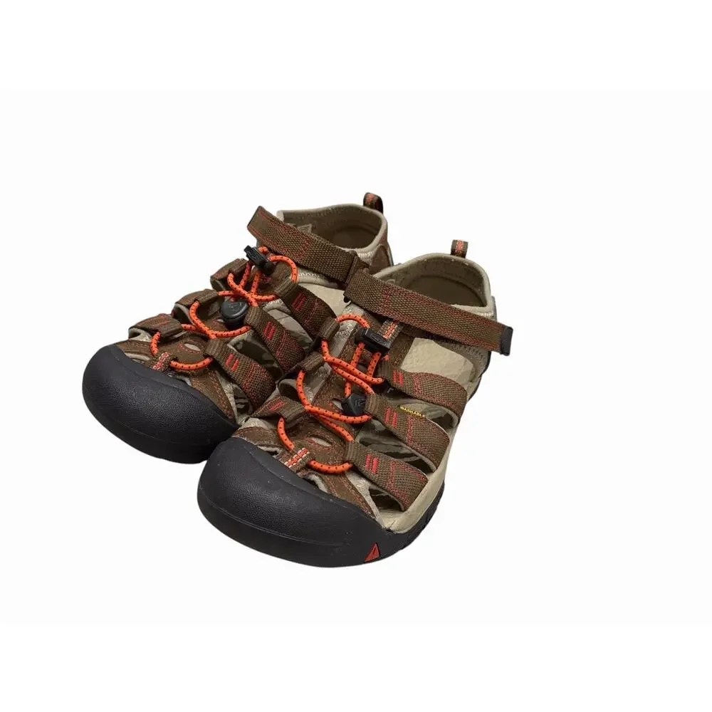 Keen Newport H2 Brown Closed Toe Hiking Water Sandals Shoes 1018259 Kids size 5